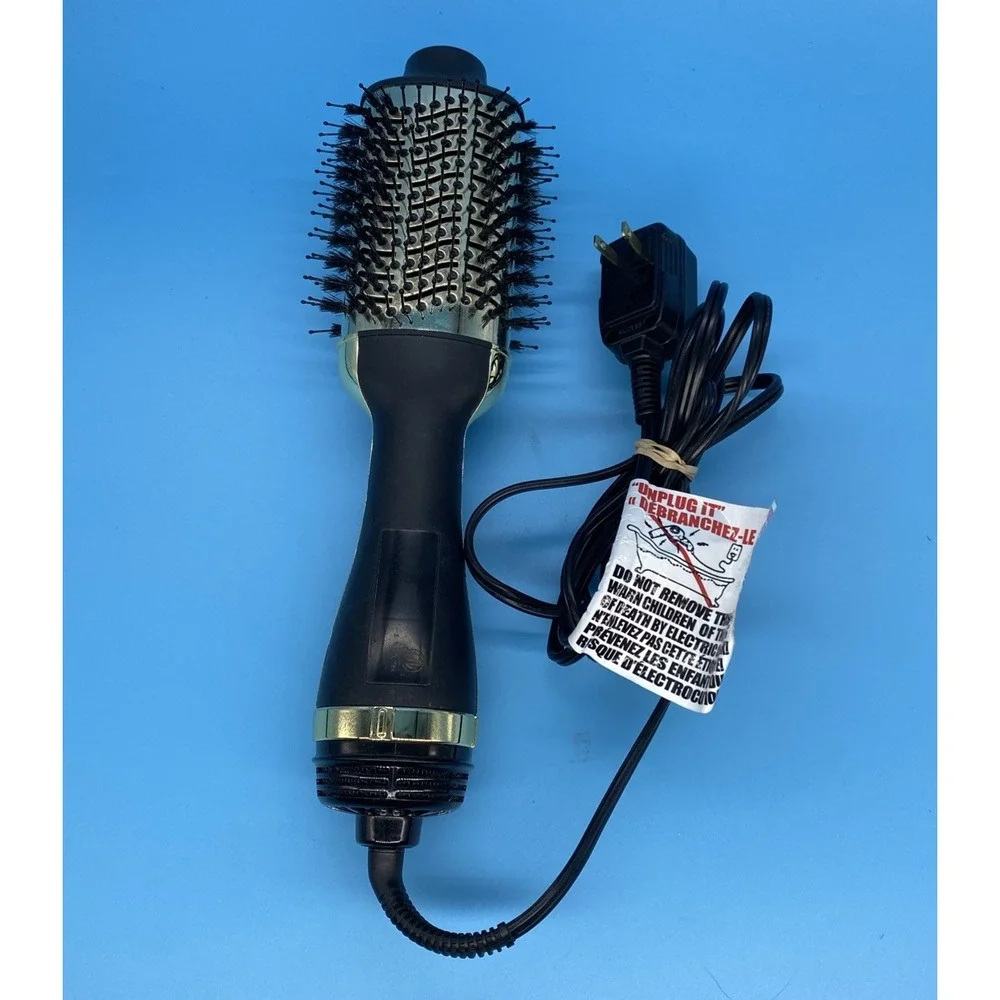Hot Tools Pro 24k Gold One-Step Salon Hair Styler Volumizing Hair Brush Tested